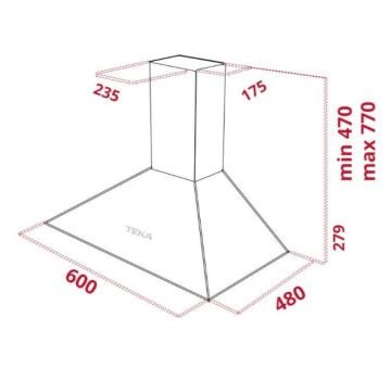 TEKA  DF 60 DUVAR TİPİ DAVLUMBAZ