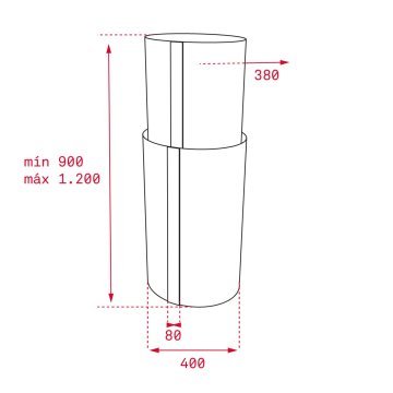 TEKA CC 485 DEKORATİF ADA TİPİ DAVLUMBAZ CC 485