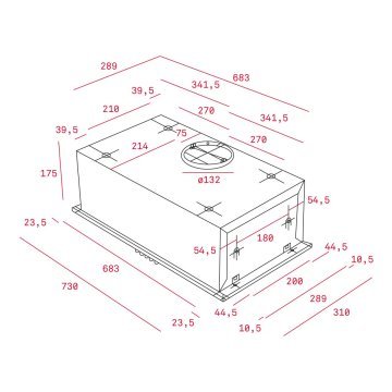 TEKA GFH 73 CANOPY ASPİRATÖR GFH 73