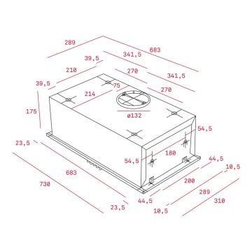 TEKA GFH 73 CANOPY ASPİRATÖR GFH 73