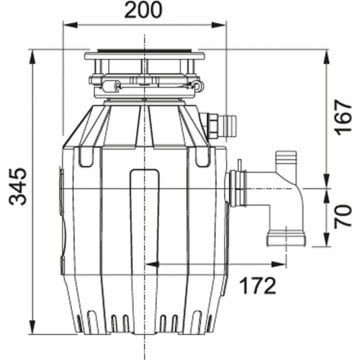 FRANKE ÇÖP ÖĞÜTÜCÜ TE-50
