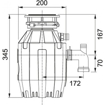 FRANKE ÇÖP ÖĞÜTÜCÜ TE-75