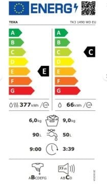 TEKA KURUTMALI ÇAMAŞIR MAKİNASI TK3 1490 WD
