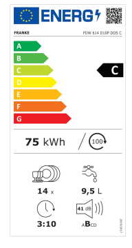 FRANKE BULAŞIK MAKİNESİ FDW 614 D10P A+++ TAM ANKASTRE