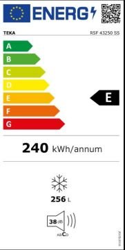 TEKA RSF 43250 SS EU DERİN DONDURUCU
