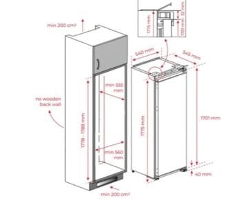 TEKA RSL 73360 FI EU TEK KAPILI ANKASTRE BUZDOLABI