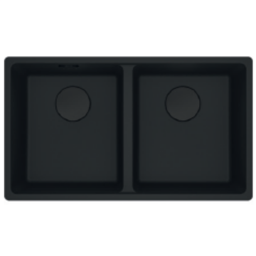 FRANKE MARİS MRG 120-35-35 MATT BLACK TEZGAH ALTI GRANİT EVİYE