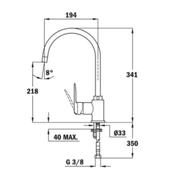 TEKA IN 995 WH DÖNER BORULU BATARYA