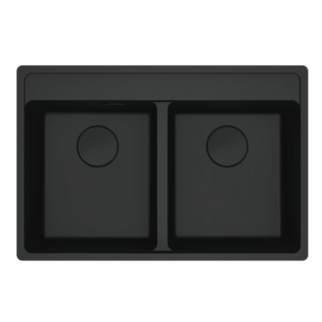 FRANKE MARİS MRG 620-35-35 TL MATT BLACK MARİS TEZGAH ÜSTÜ EVİYE