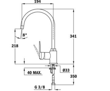 TEKA INCA SERAMİK DİSKLİ KARTUŞ BATARYA