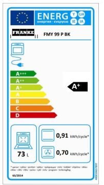FRANKE FMY 99 P BK BLACK+BLACK FRAME MYTHOS TFT PYROLYTİC ANKASTRE FIRIN