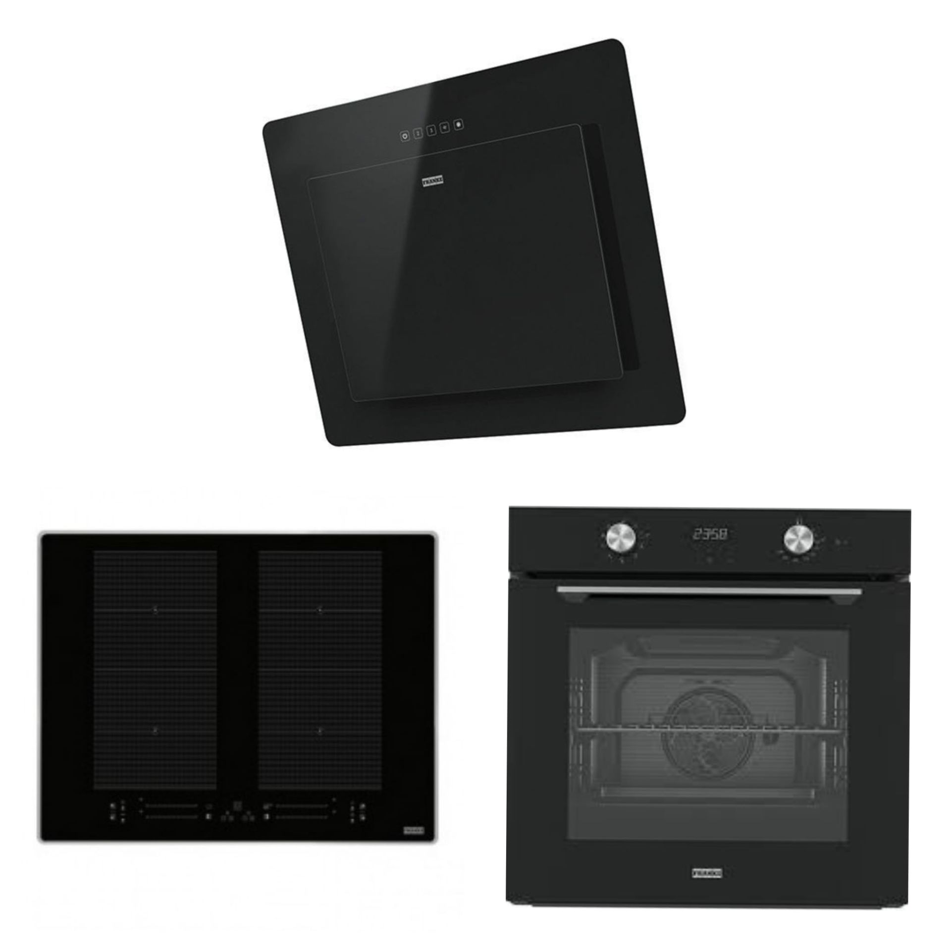 FRANKE FNO 605 BK DAVLUMBAZ FMA 654 I FP XS İNDÜKSİYONLU OCAK FMA 86 H BK FIRIN ANKASTRE SET​