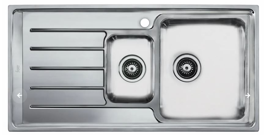 TEKA VITAE 60 B PASLANMAZ SOL DAMLALIKLI ÇELİK EVİYE DEKORLU