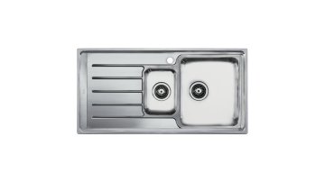 TEKA VITAE 60 B PASLANMAZ SOL DAMLALIKLI ÇELİK EVİYE DEKORLU