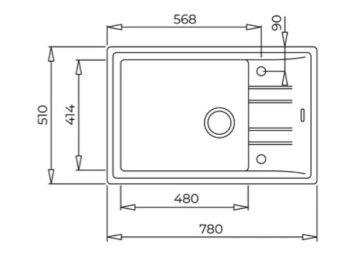 TEKA  STONE 60 S-TG EVİYE