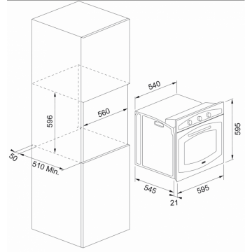 FRANKE CLASSİCLİNE FCO 86 H KREM RUSTİK ANKASTRE FIRIN