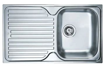 TEKA PRINCESS 50 B PASLANMAZ ÇELİK EVİYE SOL DEKORLU