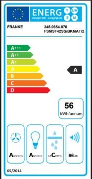 FRANKE FSMS F42 SS/BK MATT INOX ADA SMART DAVLUMBAZ