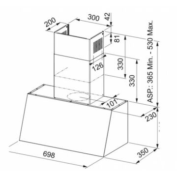 FRANKE FCO PW/G KREM CLASSİCLİNE DUVAR TİPİ DAVLUMBAZ