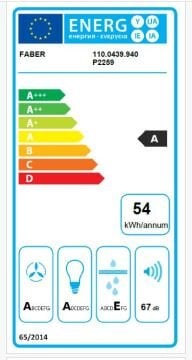 FRANKE FABER EV8+X A60 IN-NOVA PREMİUM  PASLANMAZ ÇELİK 60 CM ASPİRATÖR