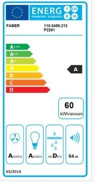 FRANKE FABER EV8+X A52 IN-LIGHT PASLANMAZ ÇELİK 52 CM ASPİRATÖR