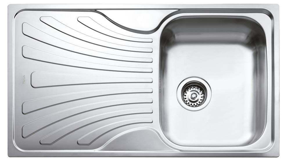 TEKA NERISSA 50 B PASLANMAZ ÇELİK EVİYE SOL DEKORLU