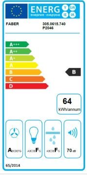 FRANKE FABER  INSIDE UP WH KL A90 INSIDE UP MAT BEYAZ TAVAN TİPİ DAVLUMBAZ