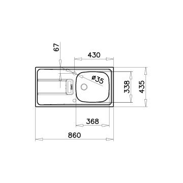 TEKA GRAVITY 45 E-XN 1B 1D SAĞ DEKORLU