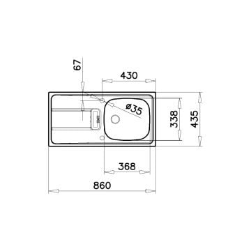 TEKA GRAVITY 45 E-XN 1B 1D SAĞ DEKORLU