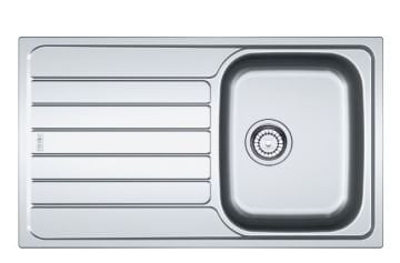 FRANKE SPARK SKX 611 PASLANMAZ ÇELİK SOL DAMLALIKLI EVYE