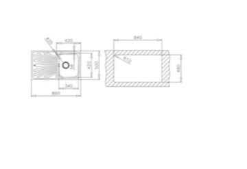 TEKA NERISSA 50 1B 1D SAĞ. EVİYE