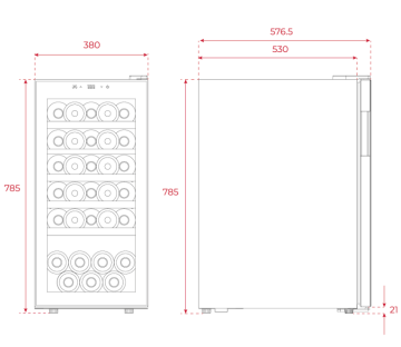 TEKA RVF 10032 GBK ŞARAP SOĞUTUCU