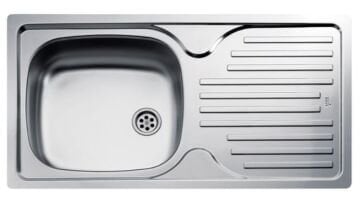 TEKA NFANT 45 PASLANMAZ SAĞ DAMLALIKLI  ÇELİK EVİYE