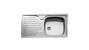 TEKA INFANT 45 PASLANMAZ ÇELİK EVİYE DEKORLU SOL