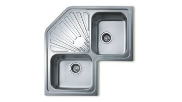 TEKA CLASSIC ANGULAR 2B EVİYE INSET PASLANMAZ ÇELİK EVİYE