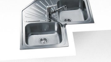 TEKA CLASSIC ANGULAR 2B EVİYE INSET PASLANMAZ ÇELİK EVİYE