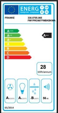FRANKE FMY PRO 907 FM BK/BK MATT KL  DAVLUMBAZ BLACK GLASS-BLACK