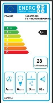 FRANKE FMY PRO 907 FM BK/BK MATT KL  DAVLUMBAZ BLACK GLASS-BLACK