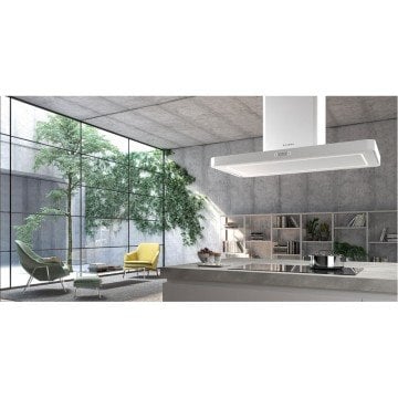 FRANKE FABER T LİGH ISOLA EV8 WH A 100 MATT BEYAZ ADA TİPİ DAVLUMBAZ