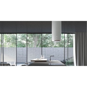 FRANKE FABER CORINTHIA ISOLA EV8 WH W MATT TS A37 BAT BEYAZ TİBET GÜMÜŞÜ ADA DİPİ DAVLUMBAZ