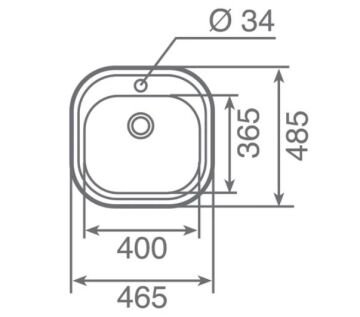 TEKA STYLO 1B TEZGAHALTI PASLANMAZ ÇELİK EVİYE