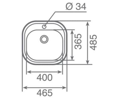 TEKA STYLO 1B TEZGAHALTI PASLANMAZ ÇELİK EVİYE