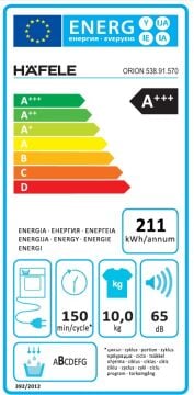 HAFELE 10 KG SOLO KURUTMA MAKİNASI