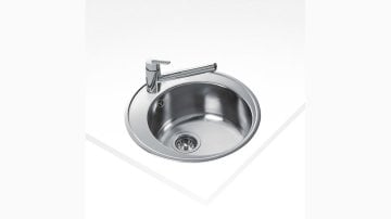 TEKA DEKORLU CENTROVAL PASLANMAZ ÇELİK EVİYE