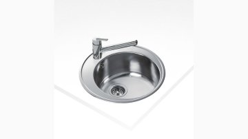 TEKA DEKORLU CENTROVAL PASLANMAZ ÇELİK EVİYE