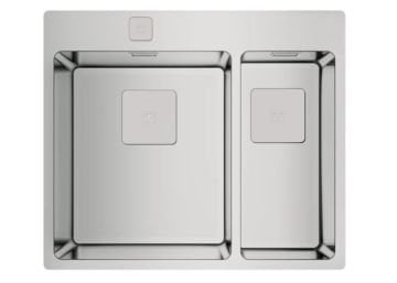 TEKA FORLINEA RS15 2B 580 (AUTO) ÇİFT HAZNELİ TEZGAHÜSTÜ/TEZGAHASIFIR (FLUSH) PASLANMAZ ÇELİK EVİYE