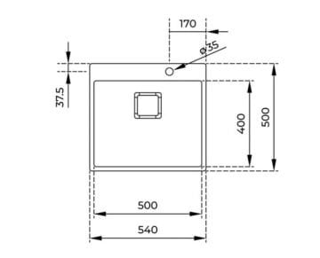 TEKA FORLINEA RS15 2B 50.40 TEZGAHÜSTÜ TEZGAHA SIFIR FLUSH PASLANMAZ ÇELİK EVYE