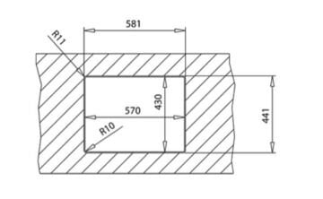 TEKA FLEXLINEA RS15 2B 580 ÇİFT HAZNELİ TEZGAHÜSTÜ/TEZGAHASIFIR (FLUSH) TEZGAHALTI PASLANMAZ ÇELİK EVİYE