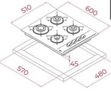 TEKA GBE 64002 KBC ST GRİ OCAK