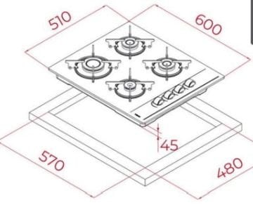 TEKA GBE 64002 KBC ST GRİ OCAK